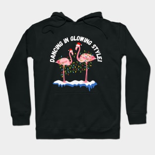 Dancing in Glowing Style! Christmas Humor Hoodie